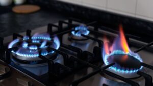 a gas hob